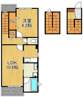 Pax K【3階】の間取り