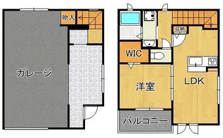 KALOSガレージ【1階】の間取り