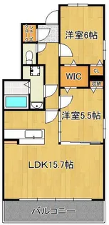 グレイス早川Ⅱ【2階】の間取り