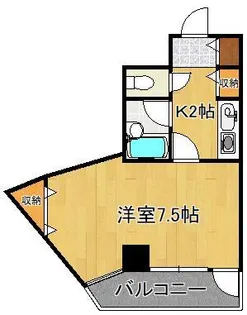 ダイナコートヒルズ折尾 415号室【4階】の間取り