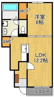 フェリーチェ猪熊【1階】の間取り