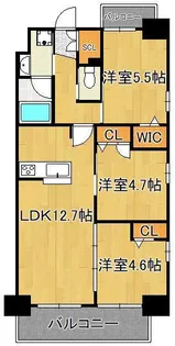 コンダクトレジデンスHIBIKINO【6階】の間取り