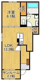 プロムナード Ⅰ【1階】の間取り