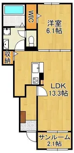 プロムナード Ⅰ【1階】の間取り