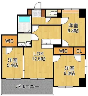F・STAGE折尾【4階】の間取り