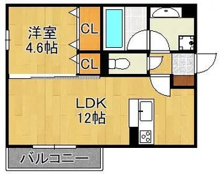 D-ROOM御開【2階】の間取り