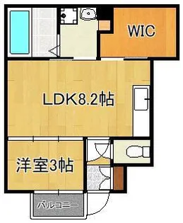 シアハウス大浦【1階】の間取り