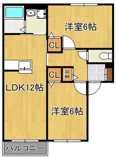 ディアスモダン本城【2階】の間取り