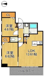 Prosperer光明【5階】の間取り