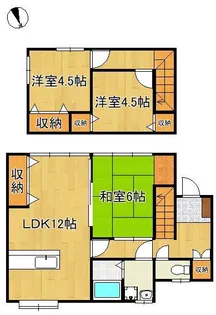 福岡県北九州市八幡西区力丸町【一戸建】の間取り