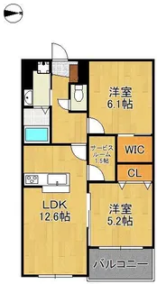 Grand Chariot OHIRAKI【3階】の間取り