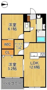 Grand Chariot OHIRAKI【4階】の間取り