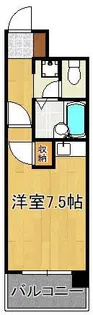 オリエンタル折尾 504号室【5階】の間取り