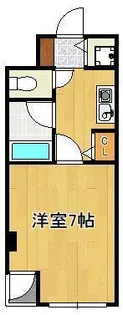 ダイナコートヒルズ折尾 109号室【1階】の間取り