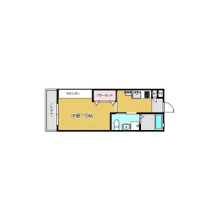 レジデンス美園【205号室】の間取り