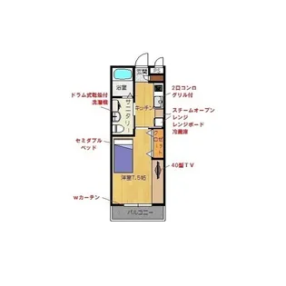 ブルーマーシュ駅東Ⅰ【103号室】の間取り