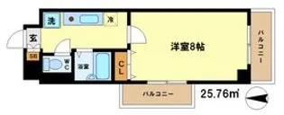 「洛西メゾン」【6階】の間取り