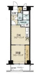 高陽院ハイツ【503号室】の間取り