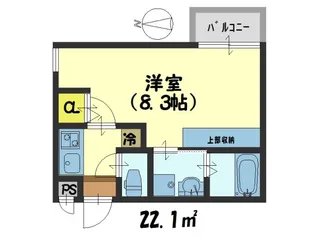 アークリード北野白梅町【303号室】の間取り