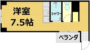 「サイト烏丸三条町」【4階】の間取り
