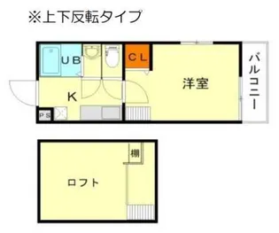 ロフティ大和【113号室】の間取り