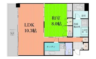 カーサ葵【305号室】の間取り