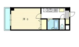 フェニックス堀川Ⅱ【201号室】の間取り