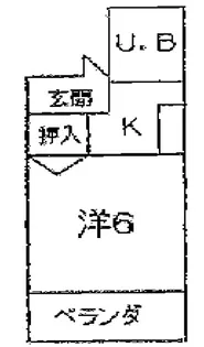 北野ハイツ【303号室】の間取り