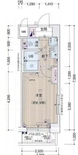 プレサンス京都二条城前【4階】の間取り