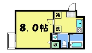 ハスラーKM【302号室】の間取り