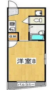 1Kの間取り画像