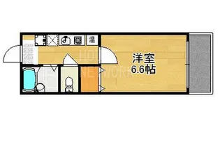 AMARE亀乃子【402号室】の間取り