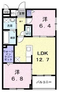 アーバンコート堀川西【301号室】の間取り