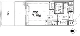 ベラジオ四条大宮Ⅱ【103号室】の間取り