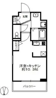 スワンズ京都二条城北【5階】の間取り