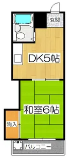 シャトレーヌ葭屋(よしや)【207号室】の間取り