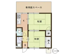 マンションみどり【102号室】の間取り