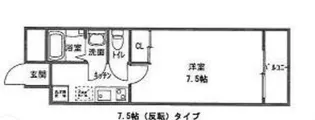 G F二条城【403号室】の間取り