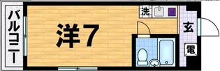 サイト烏丸三条町【4階】の間取り