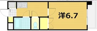 ハーベストコート二条【303号室】の間取り