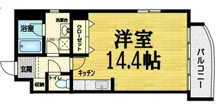 ランブラス御所東【2階】の間取り
