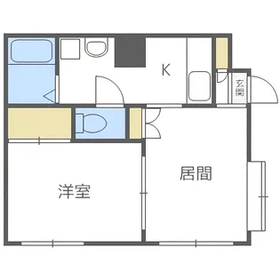 ノヴァ宮の森【402号室】の間取り