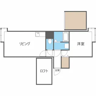 コスモハイツ【1階】の間取り