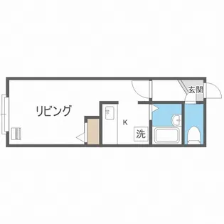 クリエイト旭町C棟【205号室】の間取り