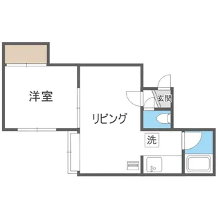 パレス本通【105号室】の間取り