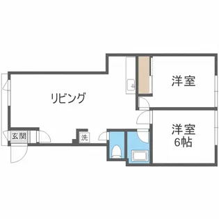 瀬比亜館セゾンII【302号室】の間取り