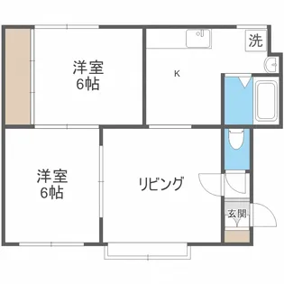 サンハイツ【102号室】の間取り