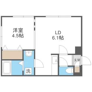 Fill Rise【203号室】の間取り