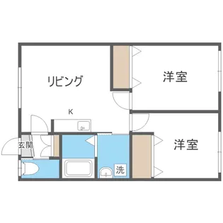 モン・リジェール【201号室】の間取り