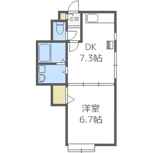 AMAPoLAIII【306号室】の間取り